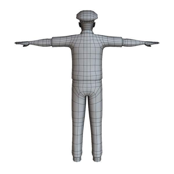 3d police male 01 model - Police Male 01 by ignisfatuus